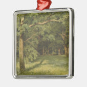 森の浄化（森林景観のシーン） メタルオーナメント (左)