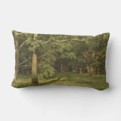 森の浄化（森林景観のシーン） ランバークッション (裏面)