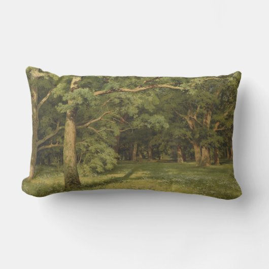 森の浄化（森林景観のシーン） ランバークッション (正面)