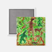 森の深いの生き物 マグネット (正面/裏面)