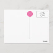 森の湖からの愛 ポストカード (裏面)