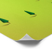 森の湖，オンタリオ州，マニトバ州，ミネソタの地図 ポスター (角)