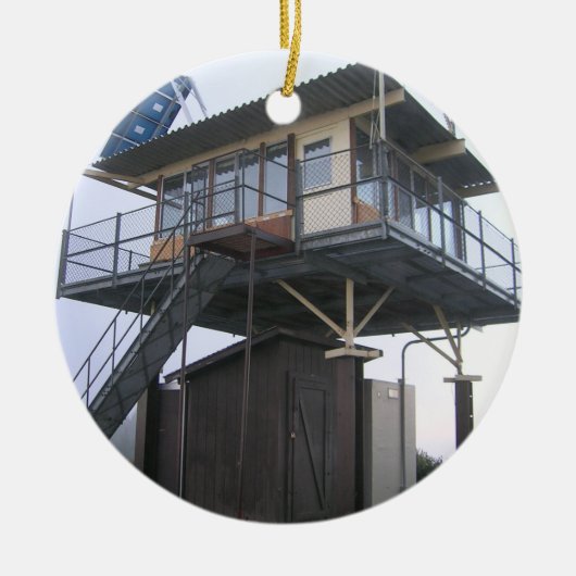 森の湖 セラミックオーナメント (正面)