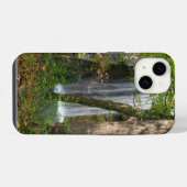 森の滝のiPhoneケース iPhoneケース (裏面横)