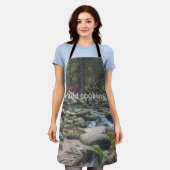森の滝 エプロン (着用した状態)