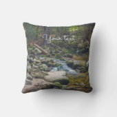 森の滝 クッション (裏面)