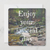 森の滝 シーズンカード (正面)