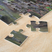 森の滝 ジグソーパズル (側面)