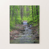 森の滝 ジグソーパズル (縦)