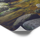 森の滝 ポスター (角)