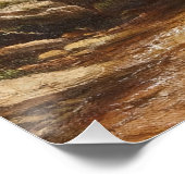 森の滝 – George Hetzel ポスター (コーナー)