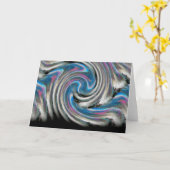 「森の火の空」グリーティングカード カード (黄色い花)