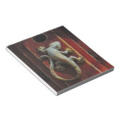 森の灰色トカゲ擦り切れたイ ノートパッド (アングル)