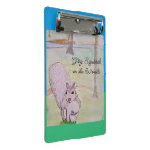 森の灰色リス ミニクリップボード (アングル)