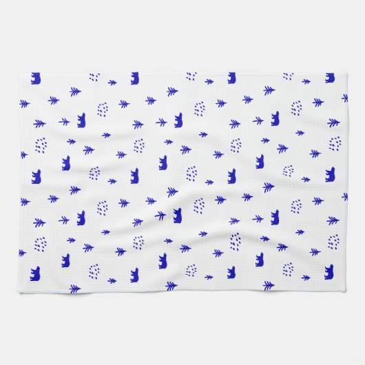 森の熊 キッチンタオル (横)