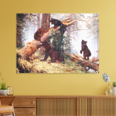 森の熊 キャンバスプリント (インサイチュ (リビング))