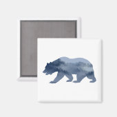 森の熊 マグネット (正面/裏面)