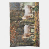 森の牛 キッチンタオル (縦)