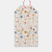 森の狐 お礼タグ ウッドランドベイビーシャワー ギフトタグ (裏面)