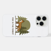 森の狐 iPhoneケース (裏面横)