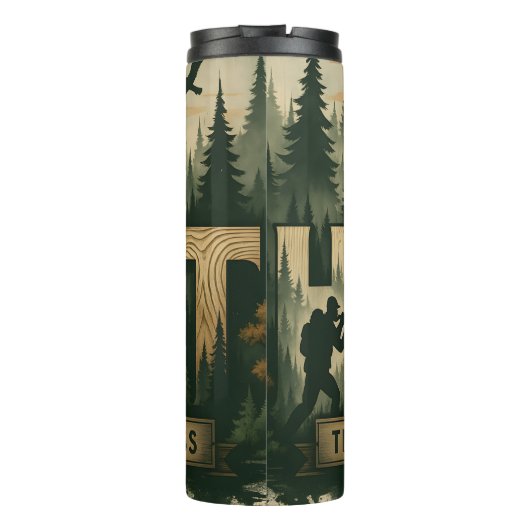 森の狩り、荒野を追跡 タンブラー (裏面)