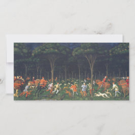 森の狩り（Paolo Uccello著） カード