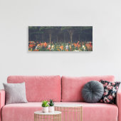 森の狩り（Paolo Uccello著） キャンバスプリント (インサイチュ (リビング))