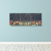 森の狩り（Paolo Uccello著） キャンバスプリント (インサイチュ (ウッドフロア))