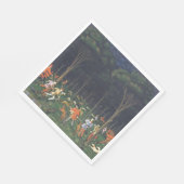 森の狩り（Paolo Uccello著） スタンダードランチョンナプキン (角)