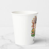 森の狼お洒落の赤ちゃんシャワー 紙コップ (右)