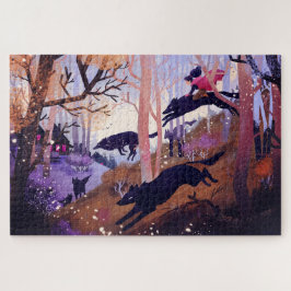 森の狼 ジグソーパズル