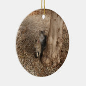 森の猫 セラミックオーナメント (右)