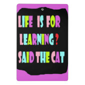 森の猫 ミニクリップボード (裏面)