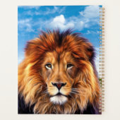 森の王ライオン プランナー手帳 (裏面)