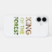森の王様 iPhone 16ケース (裏面横)