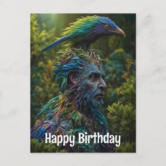 森の男 ポストカード (正面)