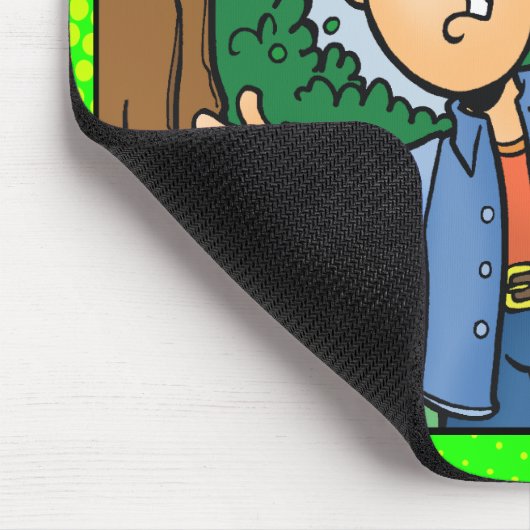 森の男 マウスパッド (コーナー)