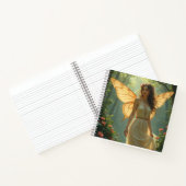 森の白いドレスを着た妖精 ノートブック (内部)