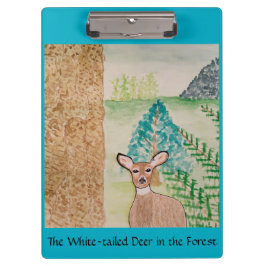 森の白尾の鹿 クリップボード