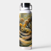 森の白熱［赤熱］光を放つ妖精 ウォーターボトル (背面)