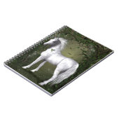 森の白馬ノート ノートブック (左側)