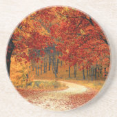 森の秋 コースター (正面)