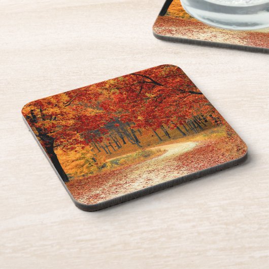 森の秋 コースター (左側)