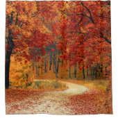 森の秋 シャワーカーテン (正面)