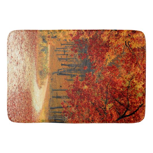 森の秋 バスマット (正面)