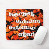 森の秋 マウスパッド (マウス)