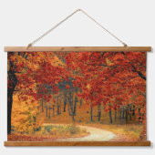 森の秋 吊り下げ型タペストリー (正面3)