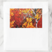 森の秋 – Art 絵を描 Stickers 長方形シール (バッグ)