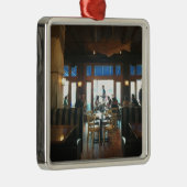 森の穴の水辺地帯のクリスマスのオーナメント メタルオーナメント (右)