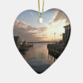 森の穴港のクリスマスのオーナメント セラミックオーナメント (左)